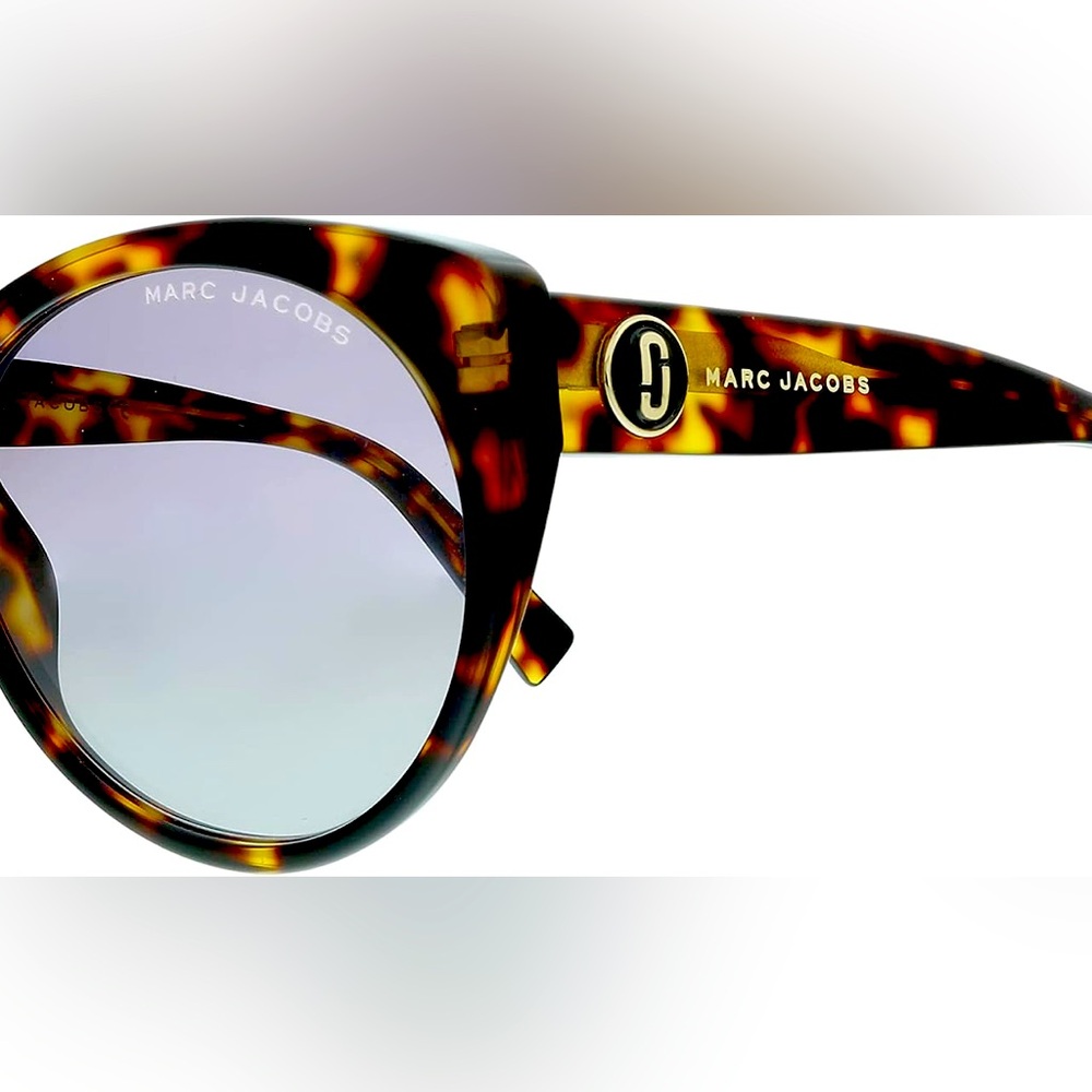 Marc Jacob’s- 376 Sunglasses,0086 Dark Havana (9O dark gray gradient lens)
